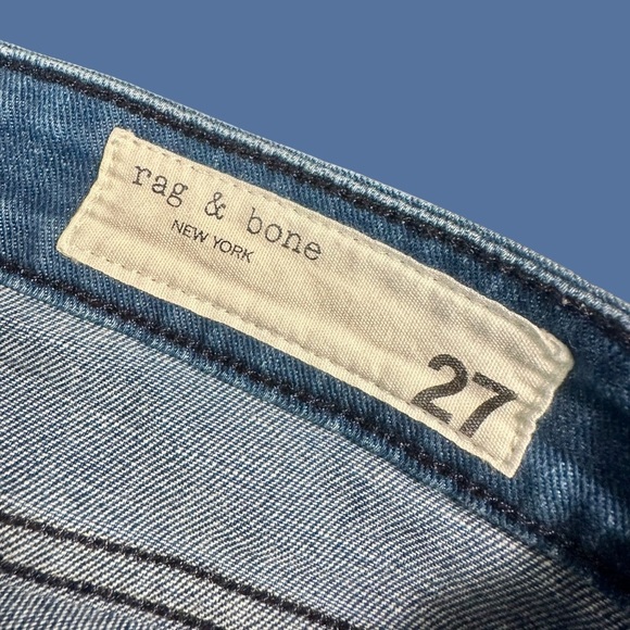 Rag & Bone ‘Dre Low-Rise Slim Fit Boyfriend’ Jeans in “Calimet” Wash Size 27 - Picture 10 of 16